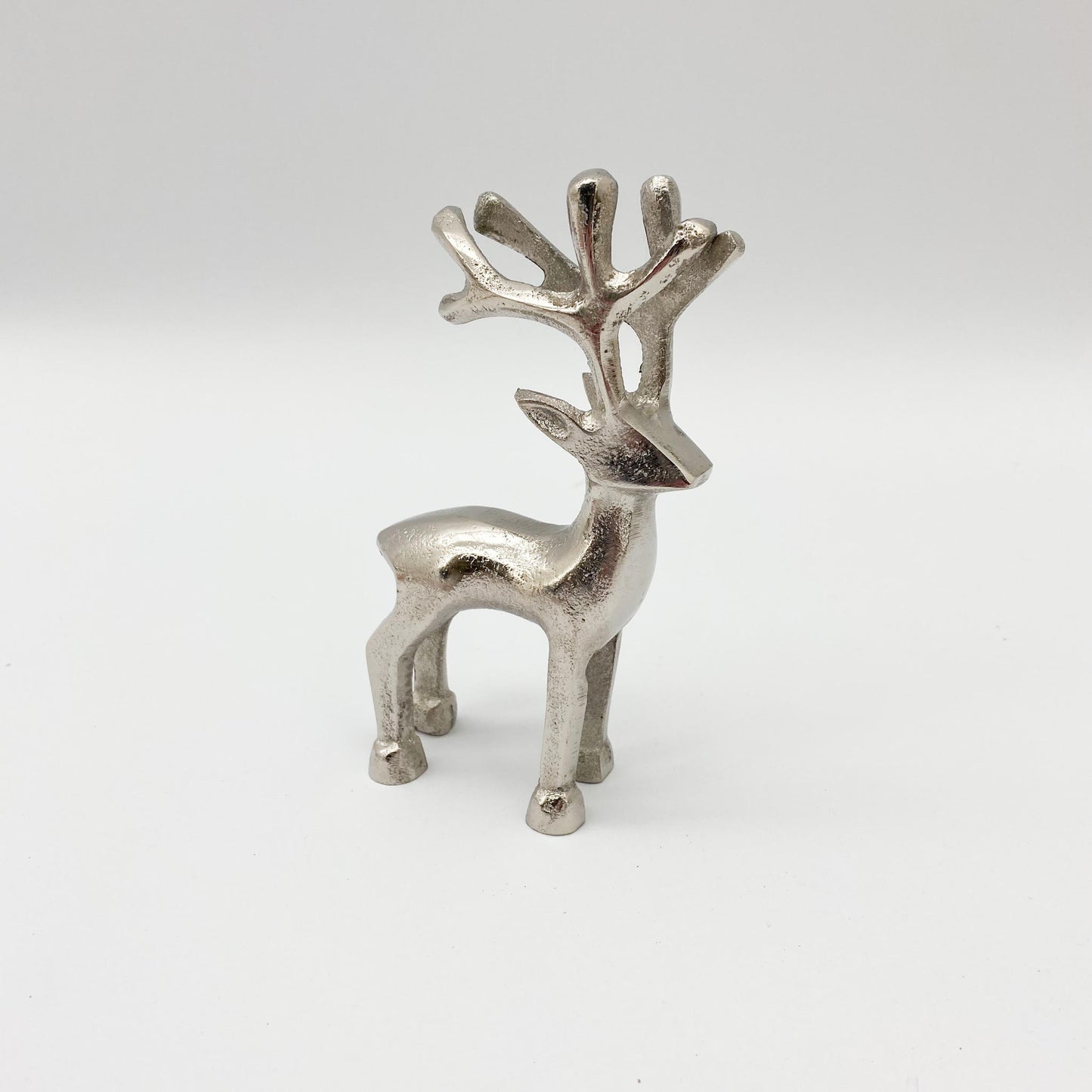 6" NICKEL PLATED REINDEER