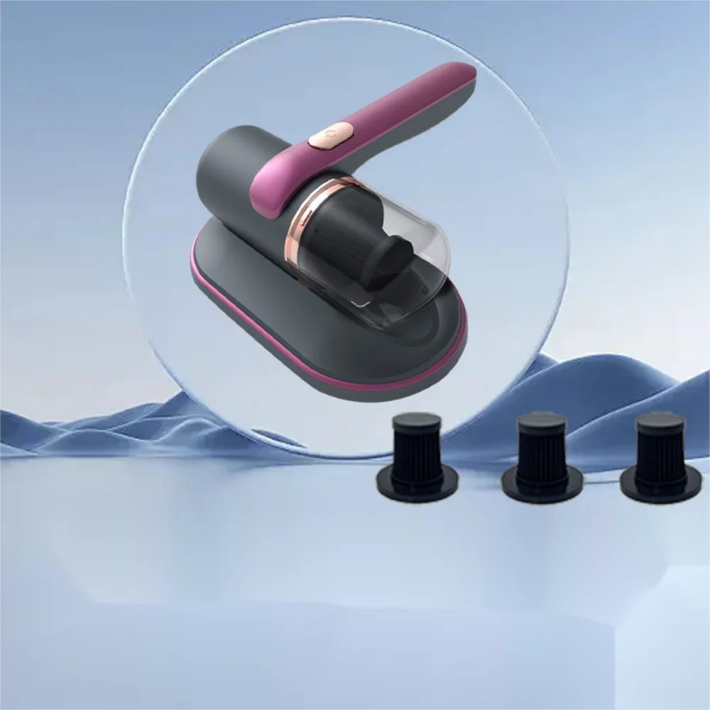 Cordless Bed Vacuum Cleaner Dust Mite Removal Machine Wireless Handheld UV Mattress Vacuum Cleaner Home for Bed Sofas Pillow