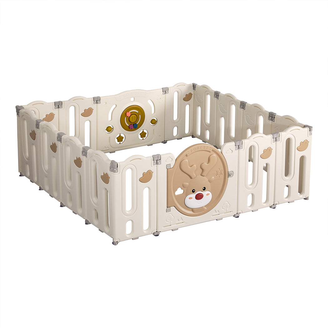 Livoshop Dekko kids playpen with foldable panels, baby safety gate and toddler play panels for secure, fun play area.