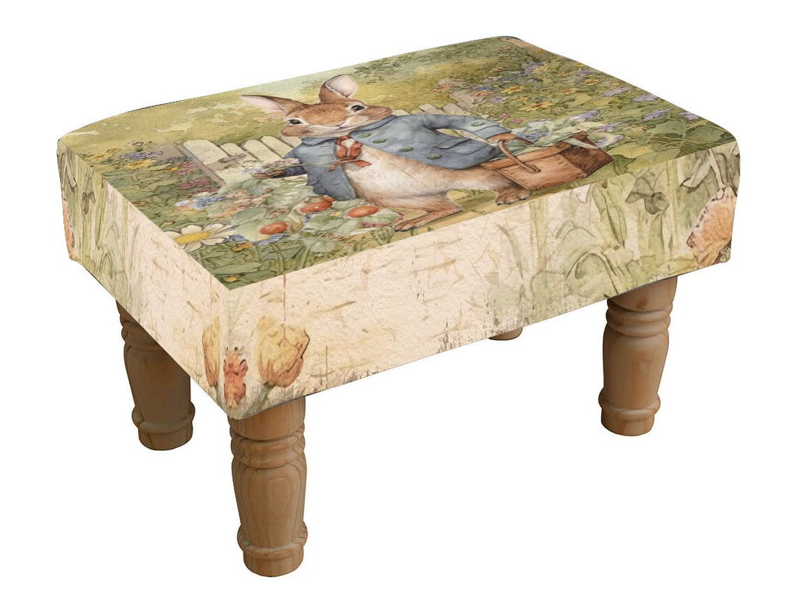 RABBIT FOOTSTOOL