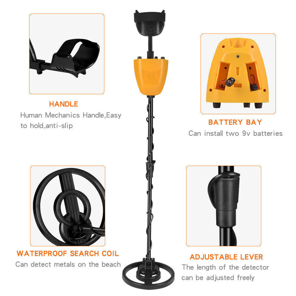 Professional Underground Metal Detector – Waterproof Treasure Finder