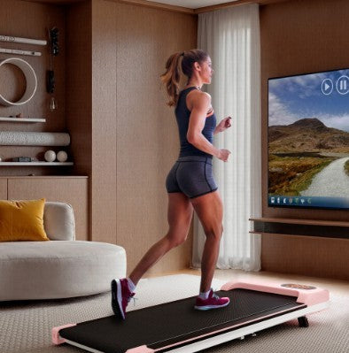 Folding Under-Desk Walking Pad Treadmill with Magnetic Remote Control