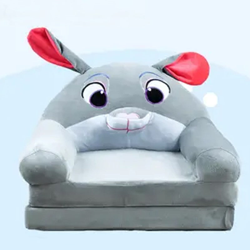 HOMCOM 3-in-1 toddler chair and sofa bed in vibrant colors, featuring a fold-out design perfect for boys and girls.