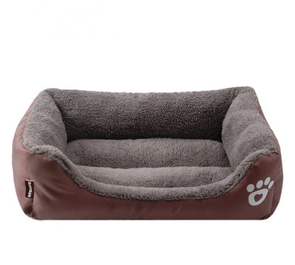 HOMCOM winter warm pet bed dog nest with soft plush interior and cozy design for cold weather comfort