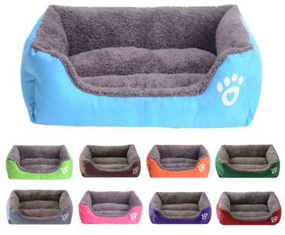 HOMCOM winter warm pet bed dog nest with soft fabric and cozy interior, ideal for small to medium dogs during cold weather