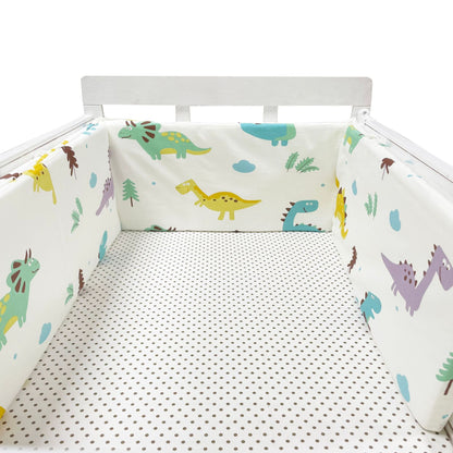 Eprolo baby bed rail guard with soft cotton fence for anti-fall protection in a nursery setting