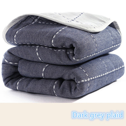 Soft eprolo baby muslin cotton blanket with 6 layers, ideal for swaddling and keeping infants cozy.