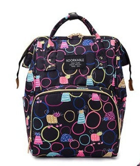 Mummy Backpack Diaper Bag – Multifunctional Baby Changing Bag for Pram