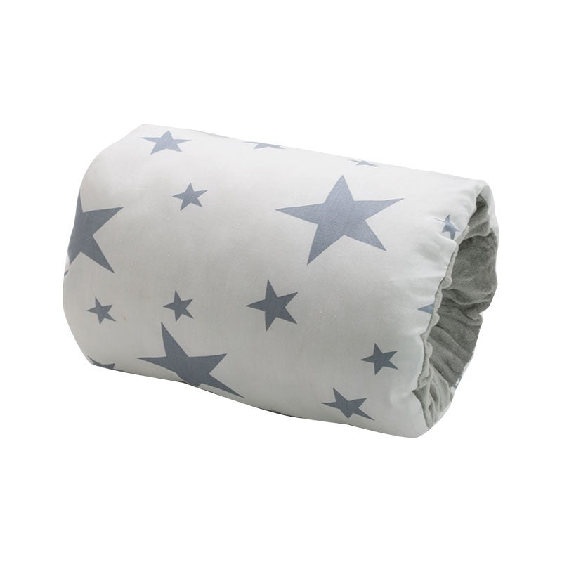 Adjustable baby nursing arm pillow by eprolo, cotton breastfeeding cushion with ergonomic support for comfortable feeding.