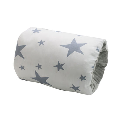 Adjustable baby nursing arm pillow by eprolo, cotton breastfeeding cushion with ergonomic support for comfortable feeding.