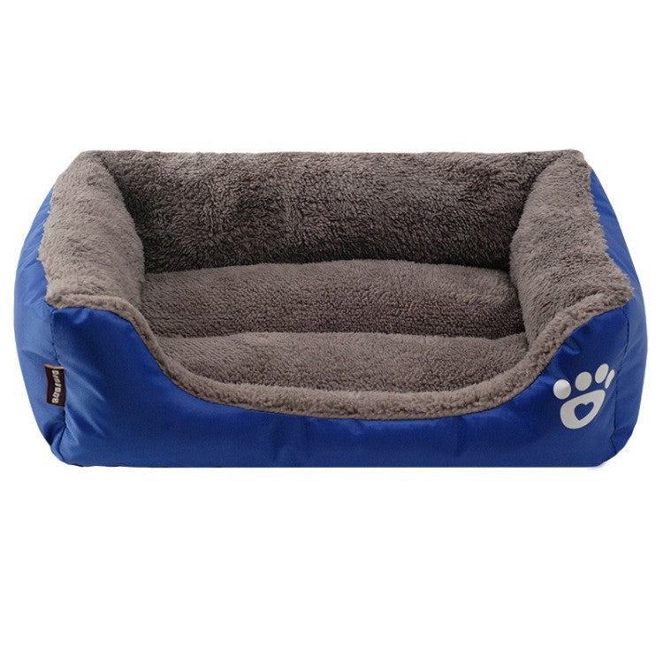 HOMCOM winter warm pet bed dog nest with plush interior and soft cushioning, ideal for cozy comfort during cold weather