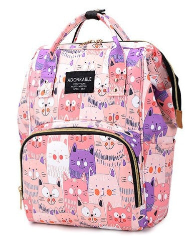 Mummy Backpack Diaper Bag – Multifunctional Baby Changing Bag for Pram