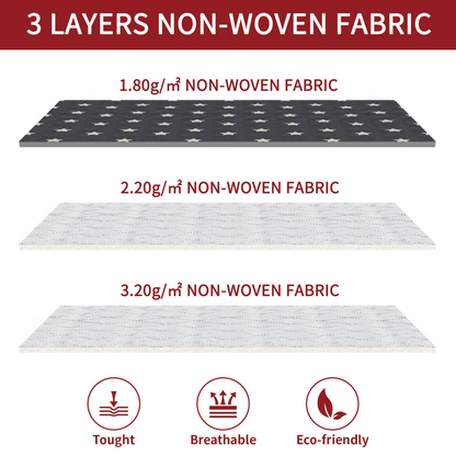 3-Piece Deluxe Storage Bags – Large Grey Star Organisers with Clear Window