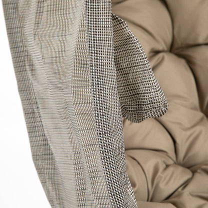 Hanging Egg Chair with Stand – Foldable Outdoor Swing Hammock, Khaki