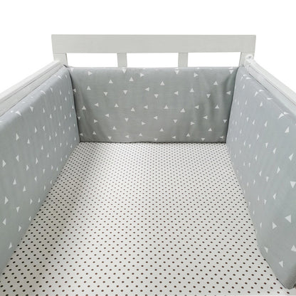 Eprolo baby bed rail guard with anti-fall cotton fence, soft and secure safety barrier for toddler beds