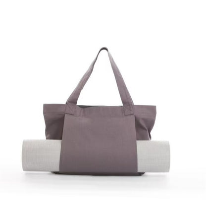 Eprolo yoga Pilates mat bag made of durable canvas, designed for outdoor exercise, travel, and carrying yoga or Pilates mats.