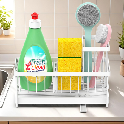 WHITE SINK SPONGE HOLDER