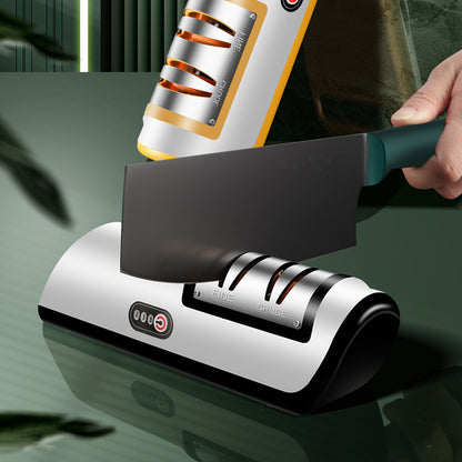 SB Rechargeable Electric Knife Sharpener – Automatic Adjustable Kitchen Tool