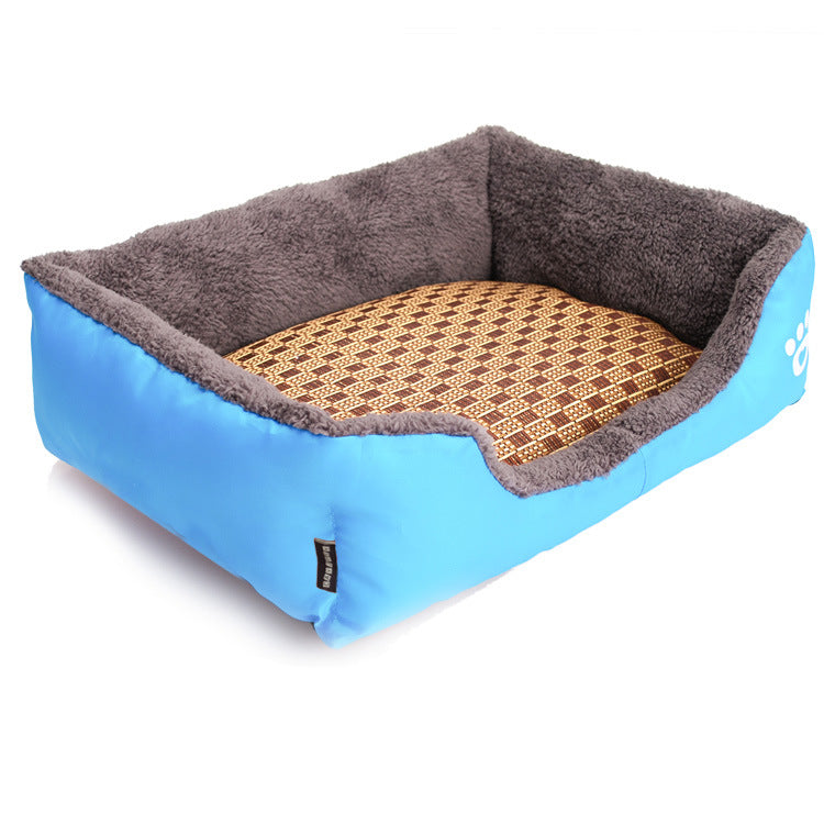 HOMCOM winter warm pet bed dog nest with soft plush interior, cozy design, ideal for keeping dogs warm during cold weather