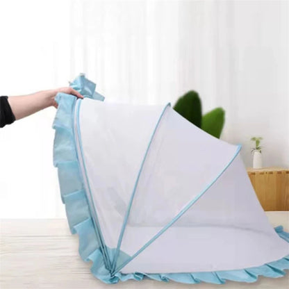 Foldable full cover baby crib mosquito net by eprolo, lightweight mesh enclosure protecting infants from insects.