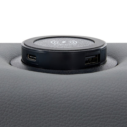 King Size Upholstered Bed – USB Charging, LED Lights & Storage (5FT) , Without Mattress,