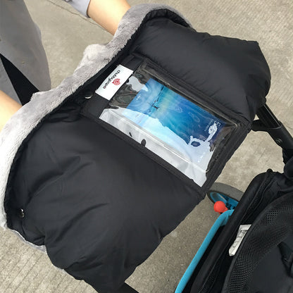 Pocket stroller warm gloves