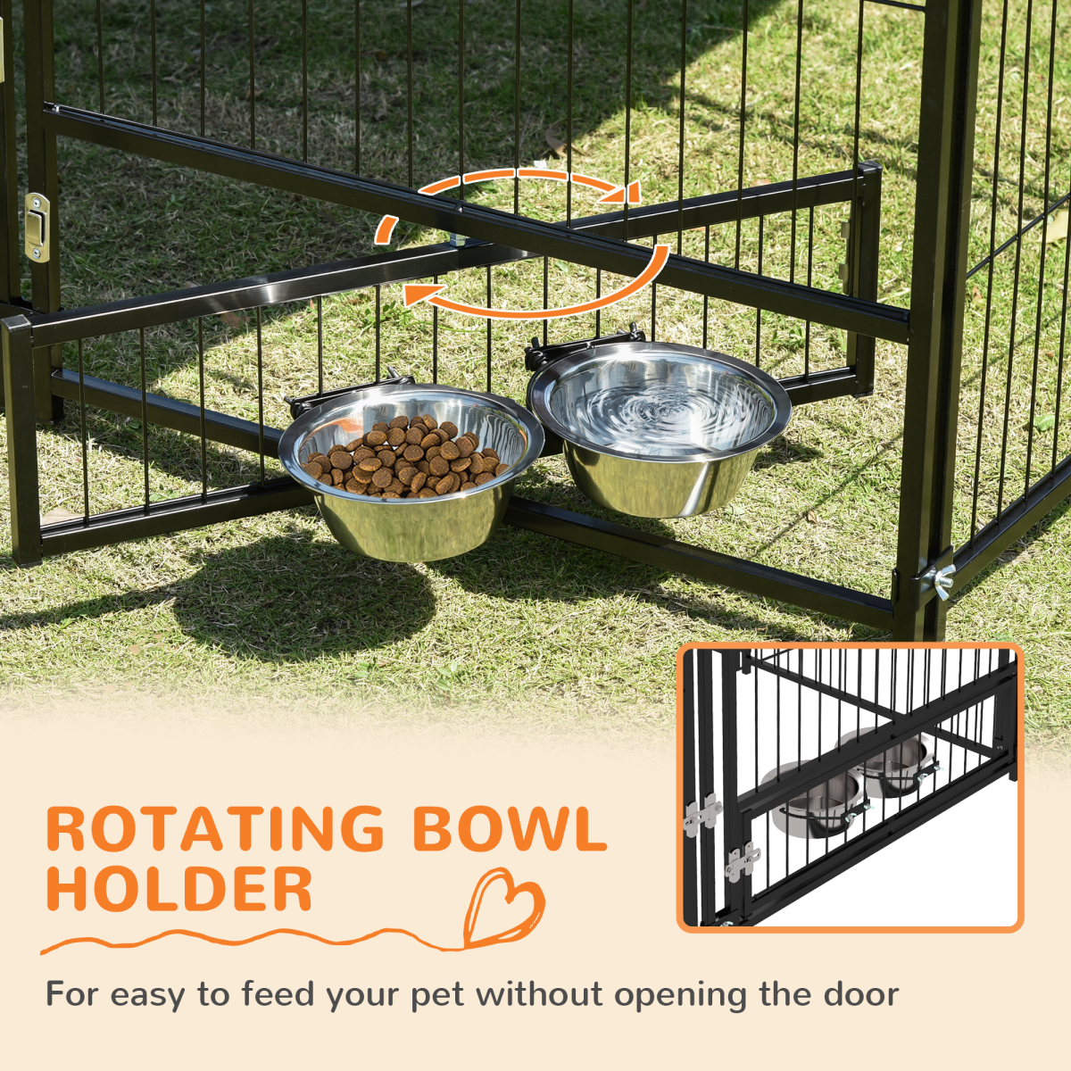 Dog whelping box and pet playpen with a sturdy wooden frame and enclosed design for safe, comfortable pet care.