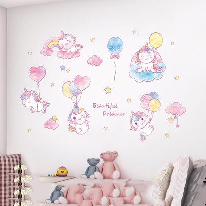 HOMCOM dance studio room decoration sticker featuring vibrant dance-themed designs for dance studio decor.