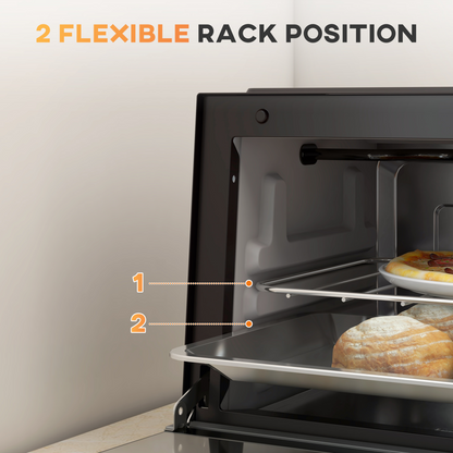 Mini Oven, 9L Countertop Electric Grill, Toaster Oven  750W