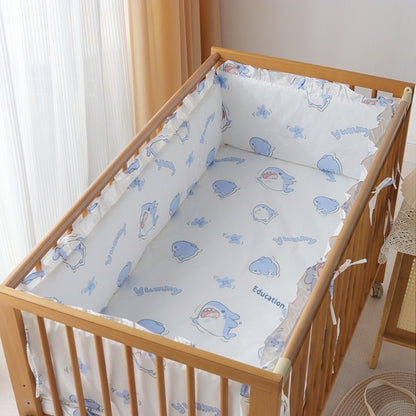 HOMCOM cartoon children's bedding kit with colorful, playful design featuring fun characters for kids' bedroom decor.