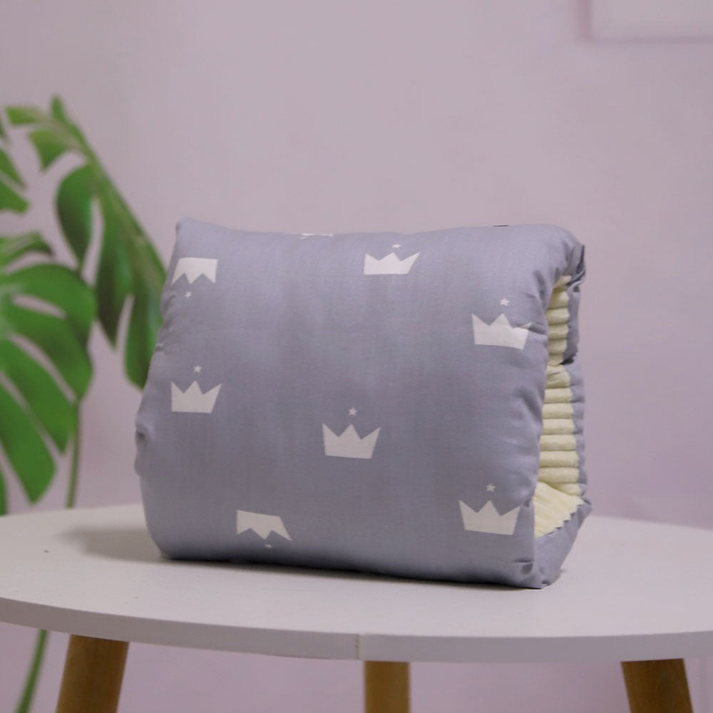 Adjustable baby nursing arm pillow by eprolo, made of cotton, designed for comfortable breastfeeding support.