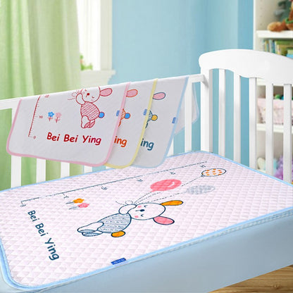 Baby waterproof changing mat pad made of cotton by eprolo, showing soft, foldable surface with waterproof backing for easy diaper changes.