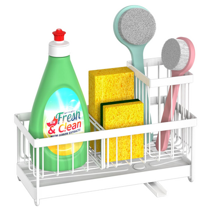 WHITE SINK SPONGE HOLDER