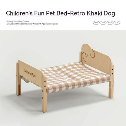 HOMCOM pet bed for cats and small dogs, multi-layer summer and all-season nest in neutral colors, designed for comfort and warmth.