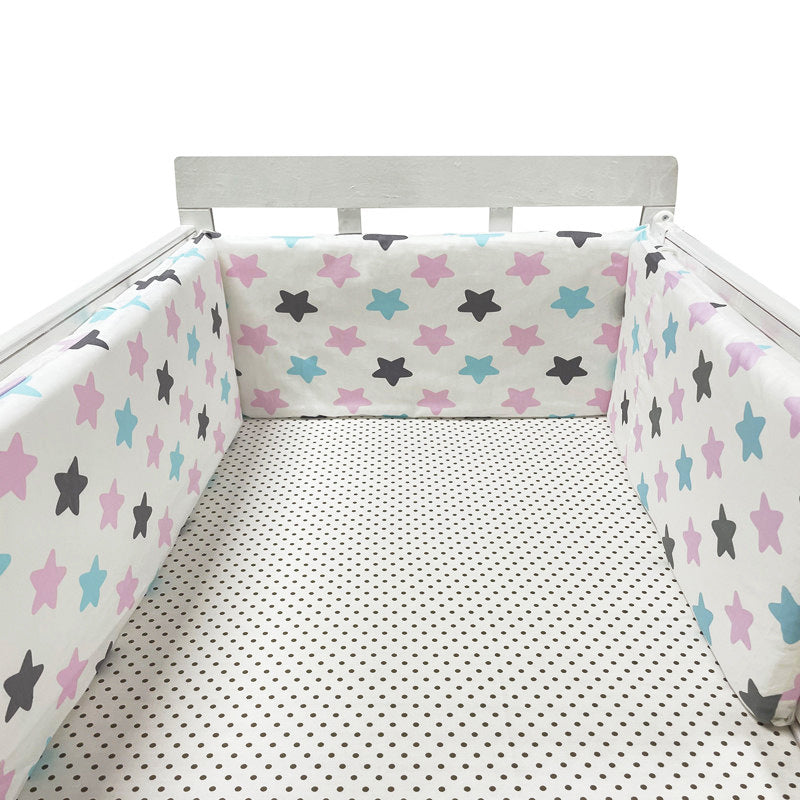 eprolo baby bed rail guard with soft cotton fence, anti-fall safety barrier for cribs and toddler beds