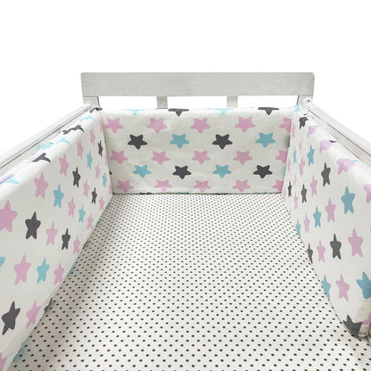 eprolo baby bed rail guard with soft cotton fence, anti-fall safety barrier for cribs and toddler beds