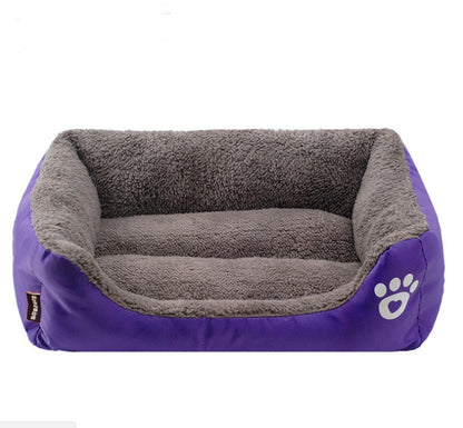 HOMCOM winter warm pet bed dog nest with soft plush interior and cozy design for comfortable outdoor or indoor use.