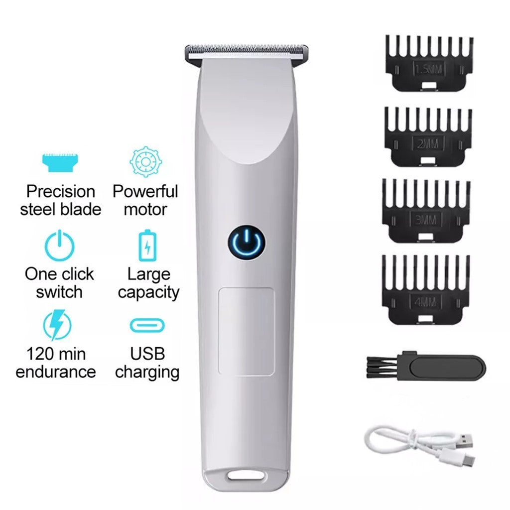 Men’s Electric Beard Shaver – Rechargeable Hair Clipper & Trimmer