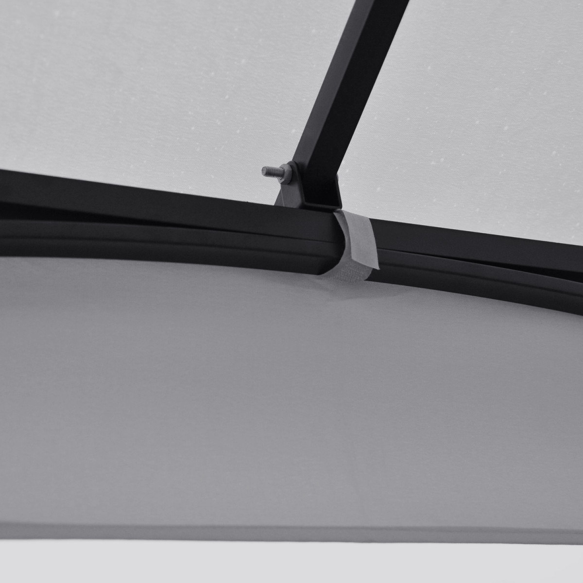 Light grey 3x3m outdoor gazebo party tent canopy by Outsunny, ideal for patio and garden shade and outdoor gatherings.