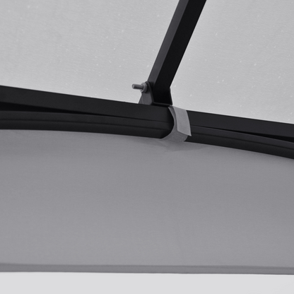Light grey 3x3m outdoor gazebo party tent canopy by Outsunny, ideal for patio and garden shade and outdoor gatherings.