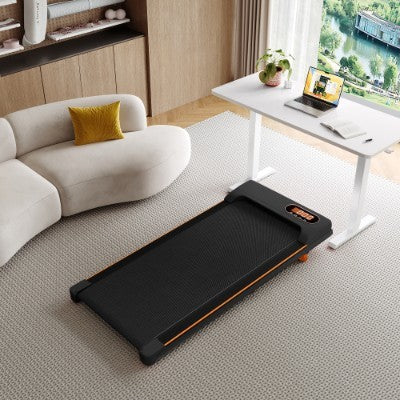 Folding Under-Desk Walking Pad Treadmill with Magnetic Remote Control