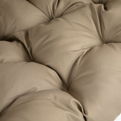 Hanging Egg Chair with Stand – Foldable Outdoor Swing Hammock, Khaki