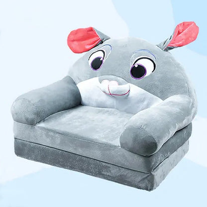 HOMCOM 3-in-1 toddler chair and sofa bed in pink with fold-out bed and cushioned seat perfect for boys and girls.