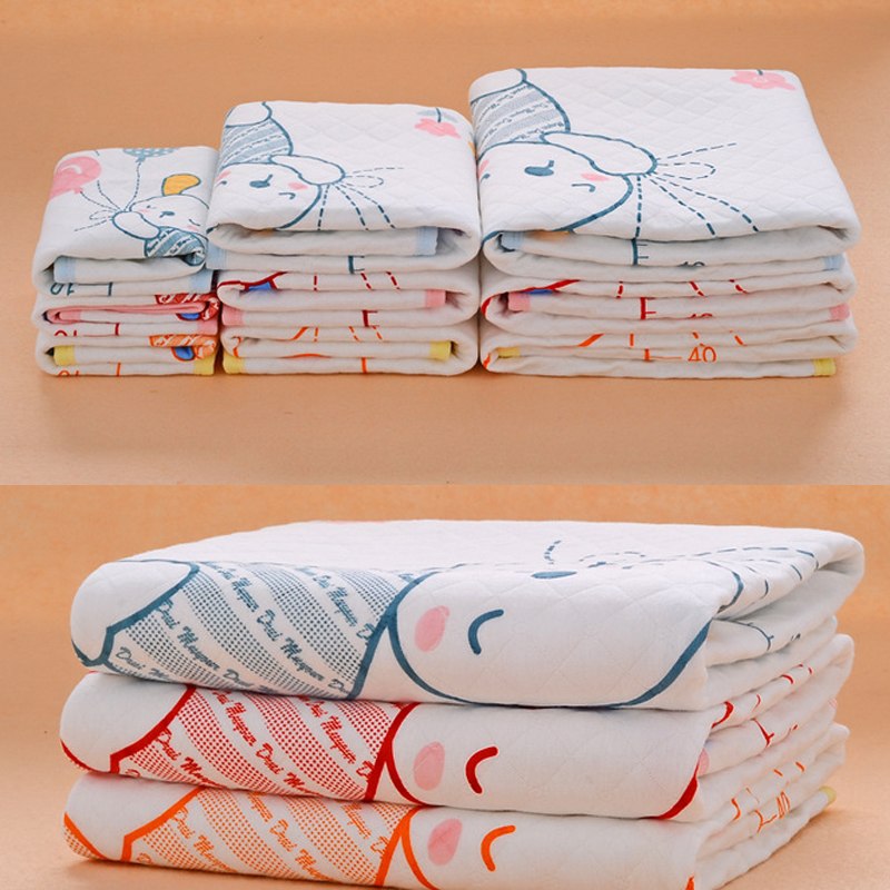 Cotton baby waterproof changing mat pad by eprolo, soft surface with waterproof backing for easy diaper changes.