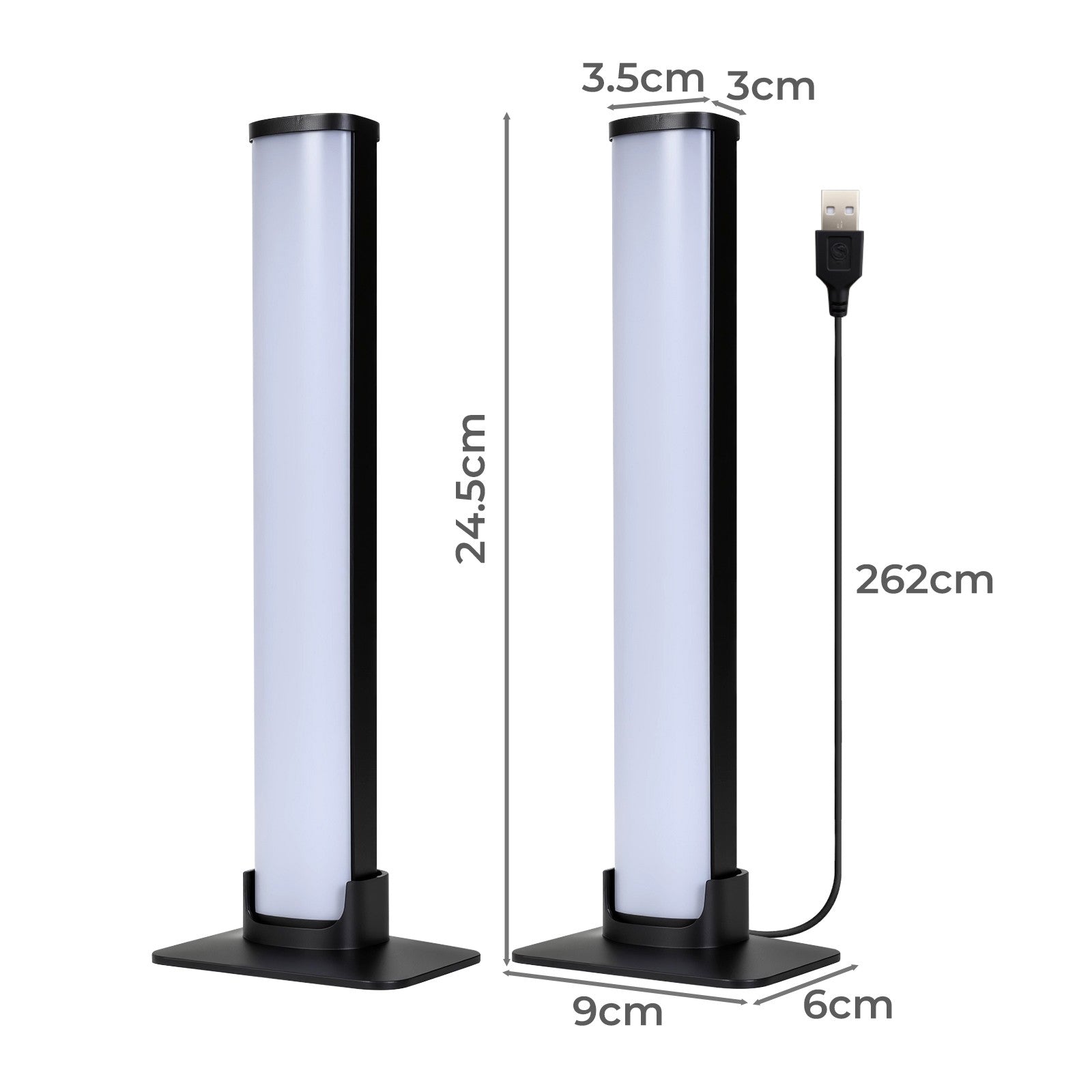 Livoshop Emitto 2X Smart RGB LED light bar with color-changing ambient lighting and music sync for TV backlight.