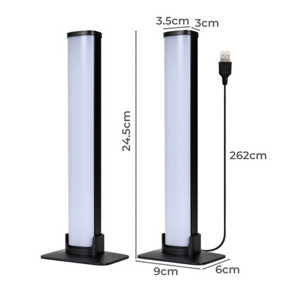 Livoshop Emitto 2X Smart RGB LED light bar with color-changing ambient lighting and music sync for TV backlight.