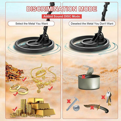 Professional Underground Metal Detector – Waterproof Treasure Finder
