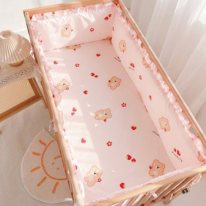 HOMCOM cartoon children's bedding kit featuring colorful, playful designs for kids' room comfort and style.