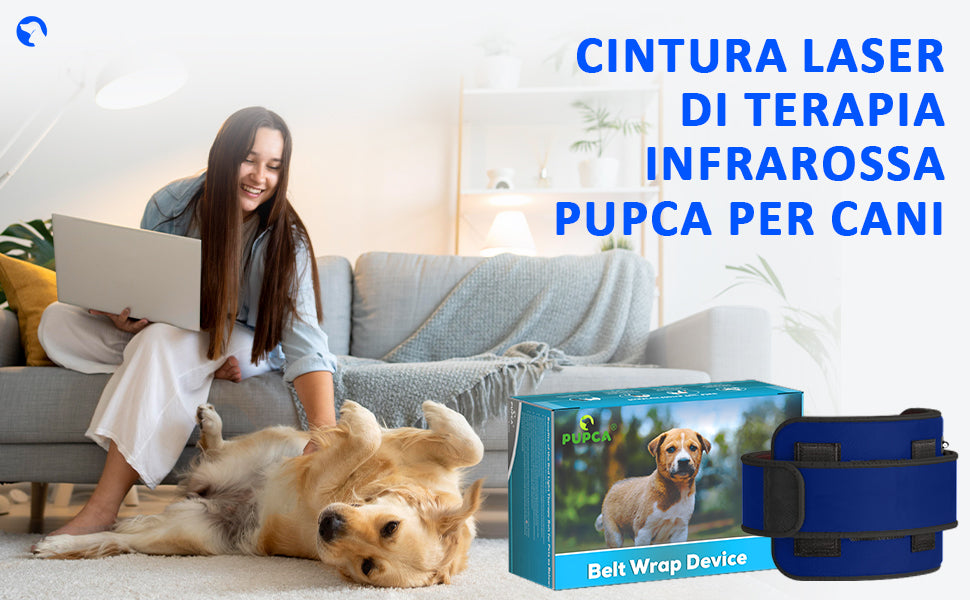 Red Light Therapy Belt for Animals Joint Pain Skin Disease 660nm 850nm 128 Diodes Cold Laser Therapy Device for Pets Pain Relief