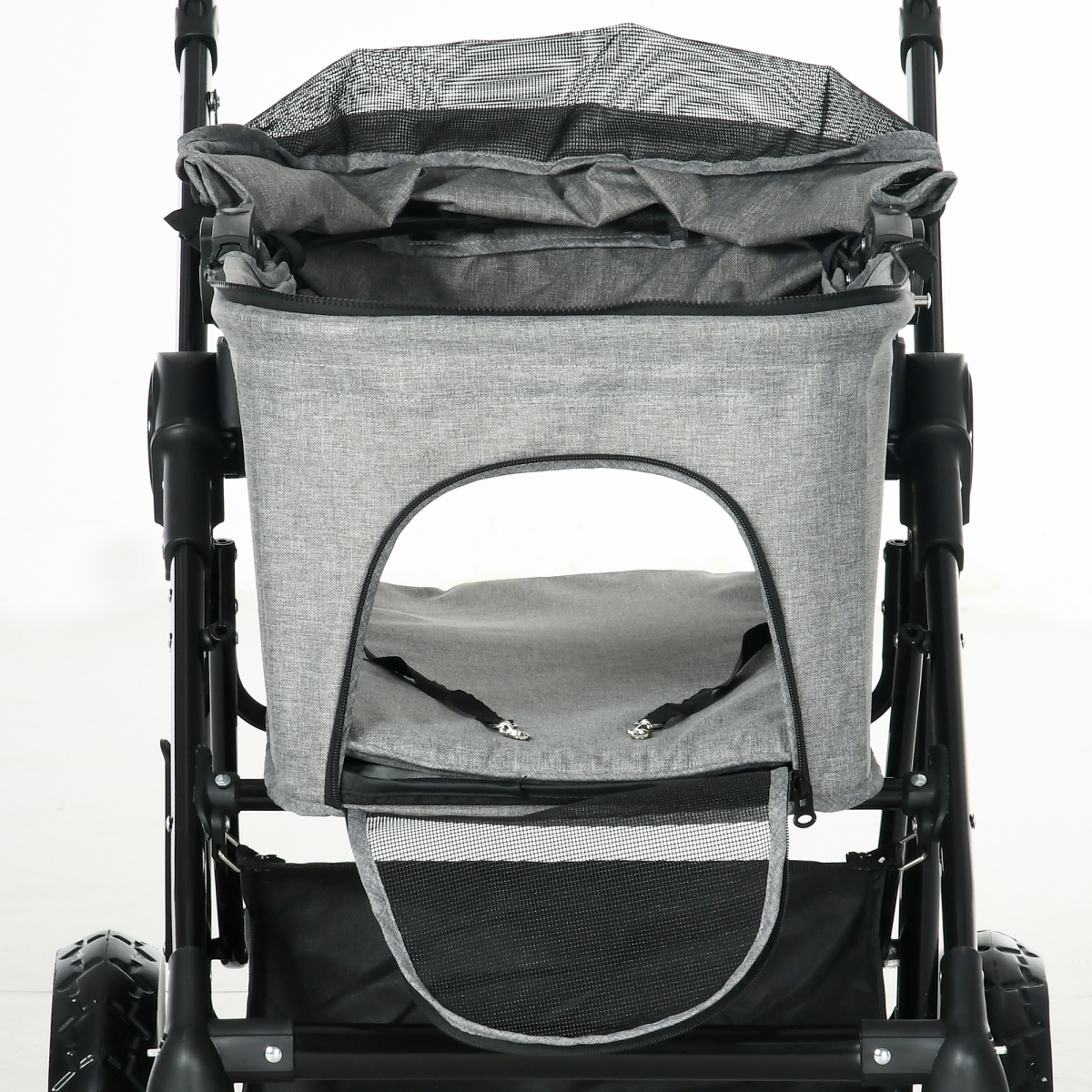 Pet Stroller Foldable Dog Cat Travel Carrying Bag for Small Dogs